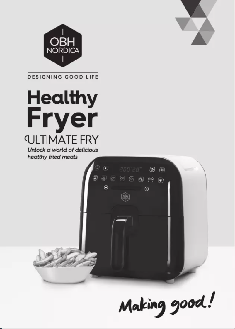 Page 1 de la notice Manuel utilisateur OBH Nordica Ultimate Fry