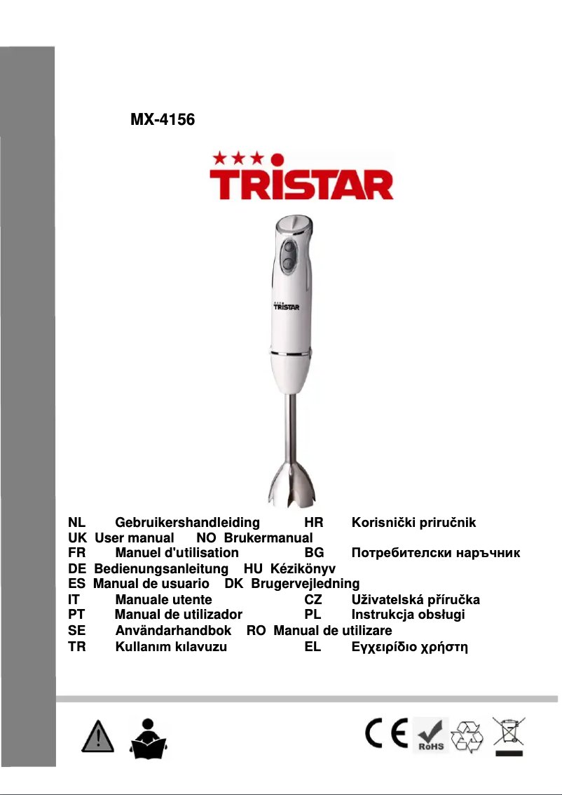 Page 1 de la notice Manuel utilisateur TriStar MX-4156