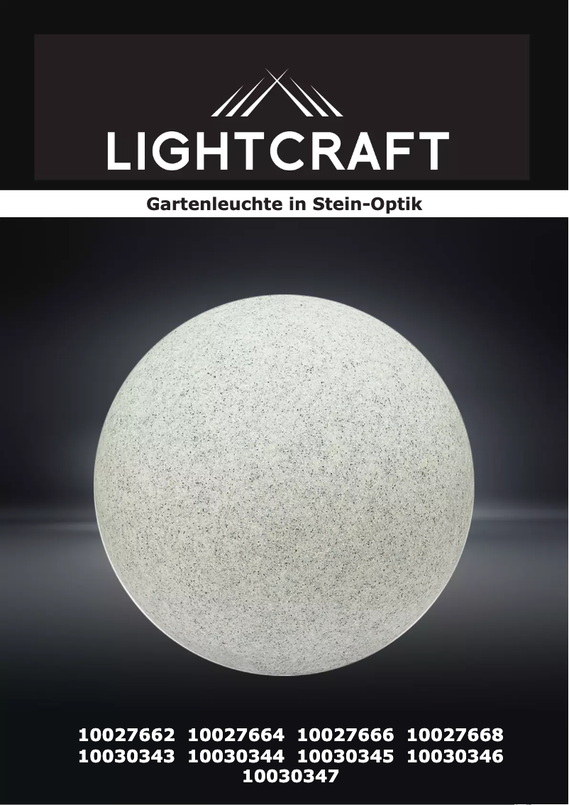 Página 1 del manual Manual de usuario Lightcraft Shiny Nugget