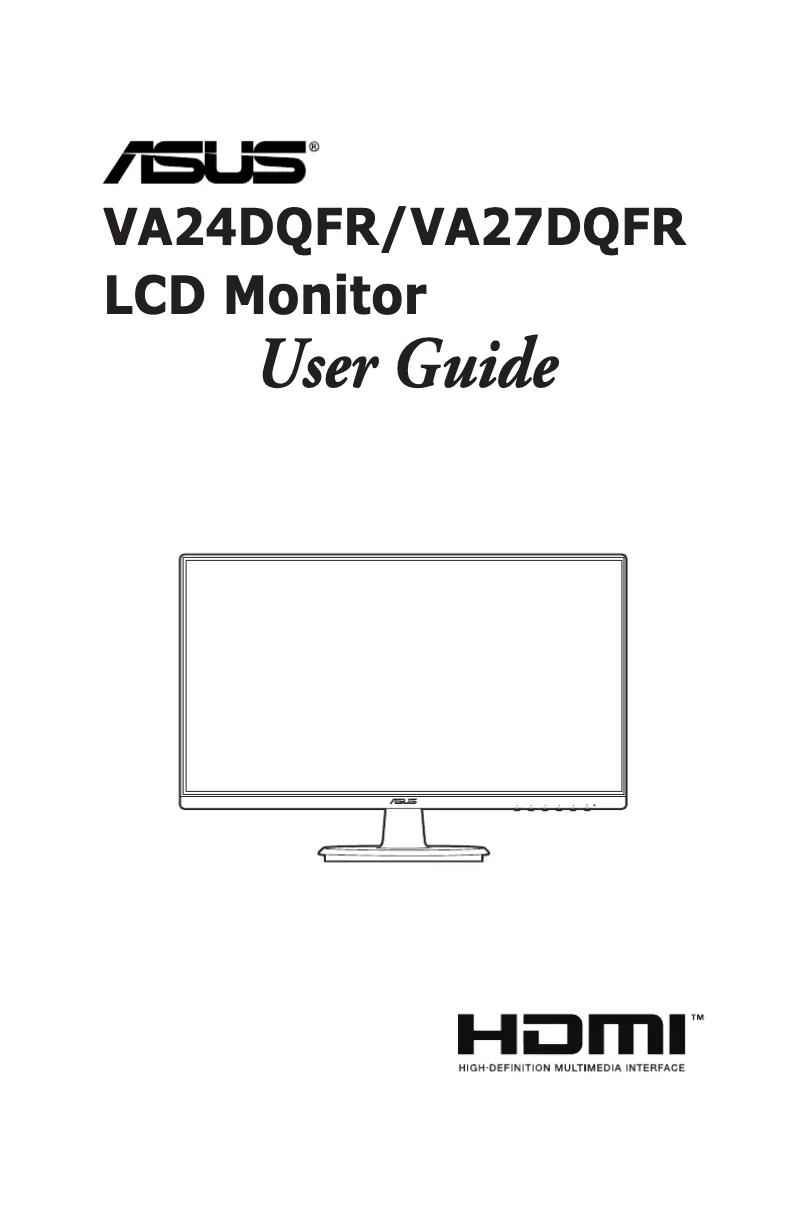 Image de la première page du manuel de l'appareil VA24DQFR