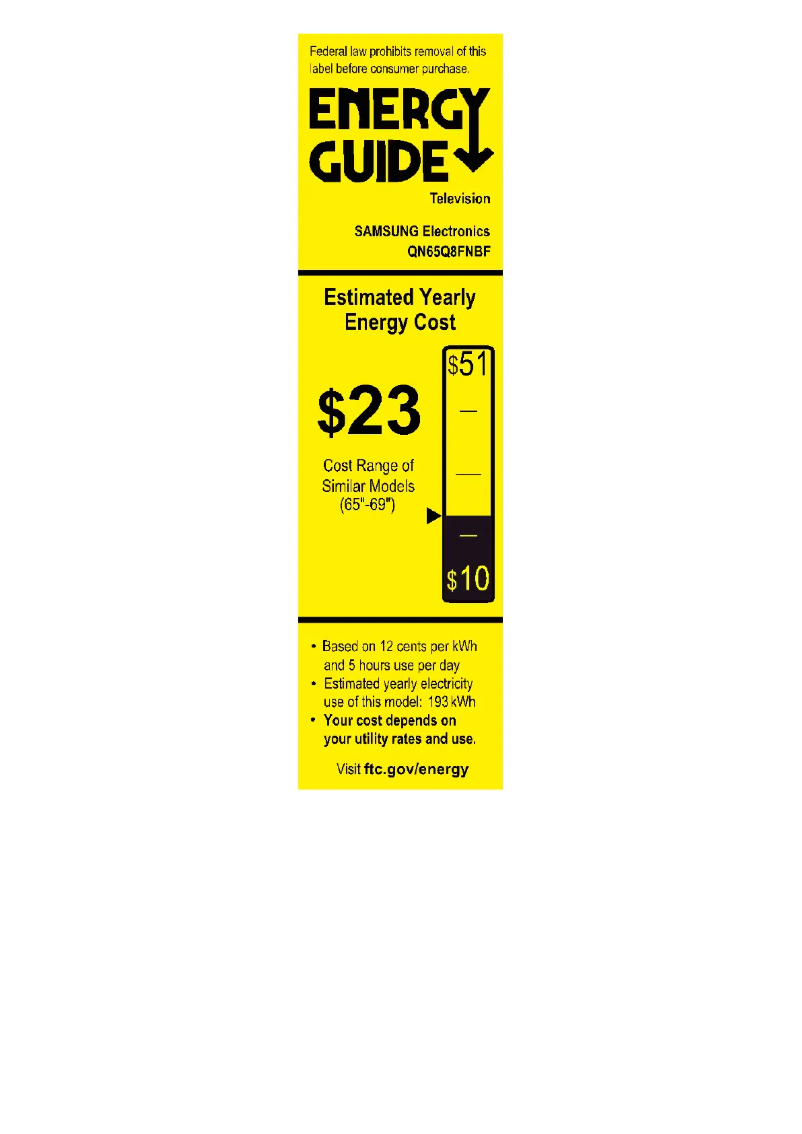 Imagen de la primera página del manual del dispositivo QN65Q8FNB