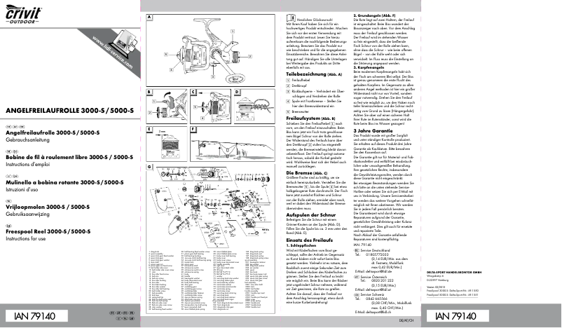 Image de la première page du manuel de l'appareil 3000-S