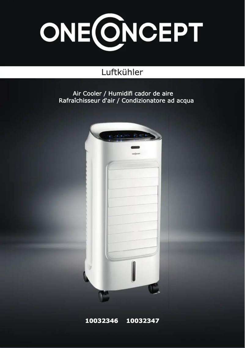 Page 1 de la notice Manuel utilisateur OneConcept Coolster