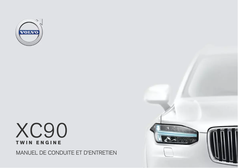 Image de la première page du manuel de l'appareil XC90 Twin Engine (2018)