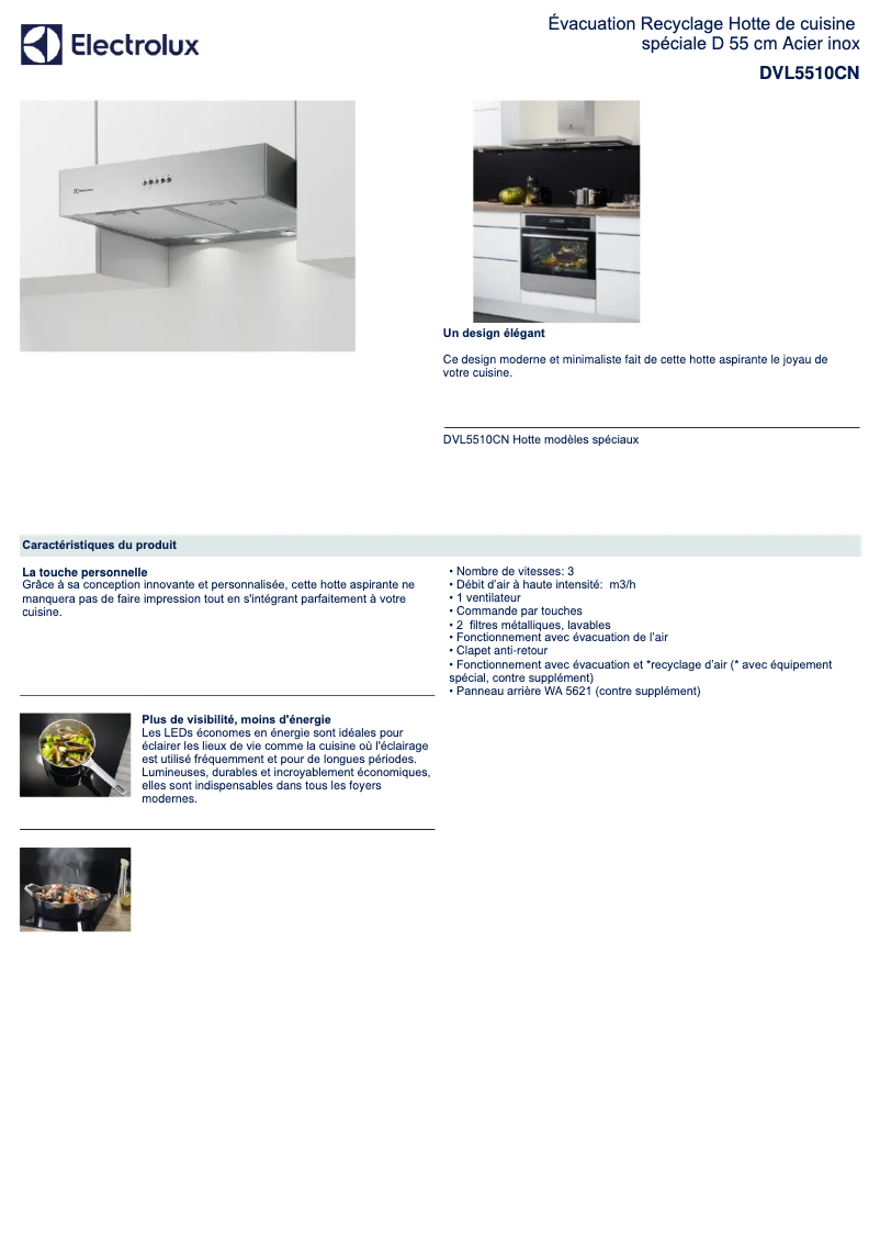 Image de la première page du manuel de l'appareil DVL5510CN