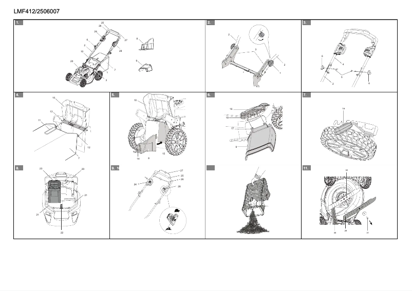 Página 1 del manual Manual de usuario Greenworks GD40LM46SP