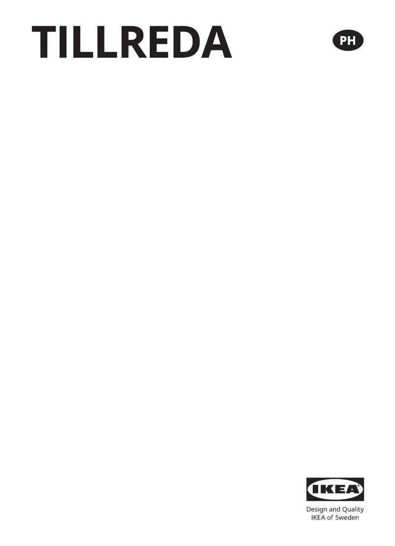 Image de la première page du manuel de l'appareil TILLREDA 804.934.18