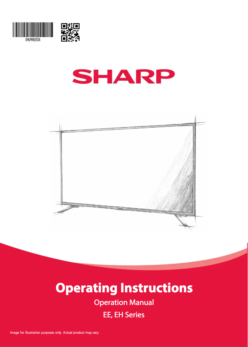 Page n°1 - Manuel utilisateur Sharp 43EH6K