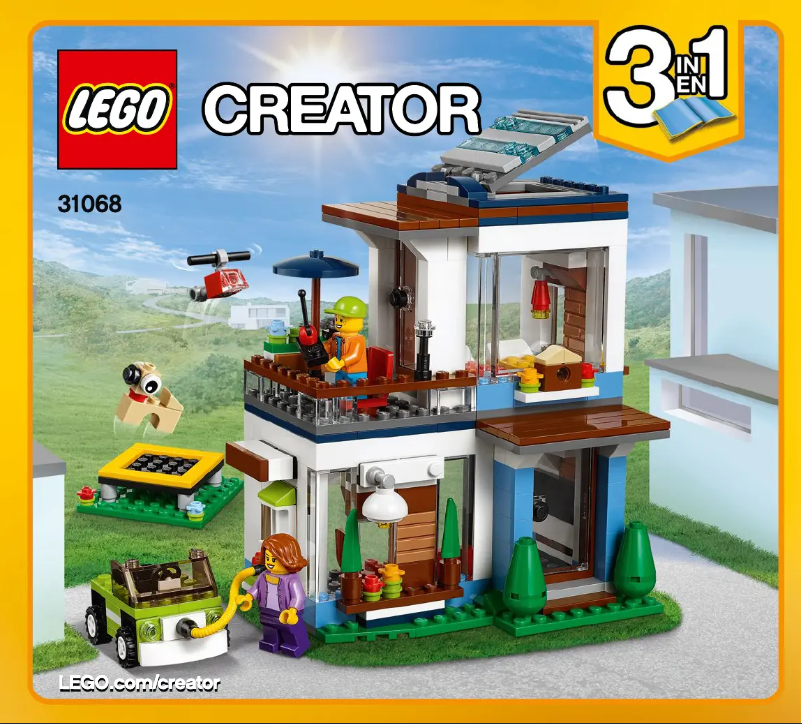 Page n°1 - Manuel utilisateur Lego Creator 31068
