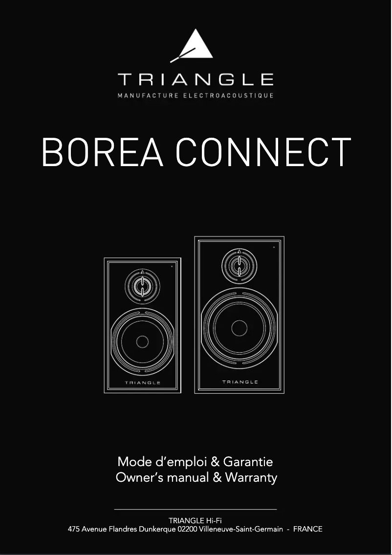 Image de la première page du manuel de l'appareil Borea Connect BR03