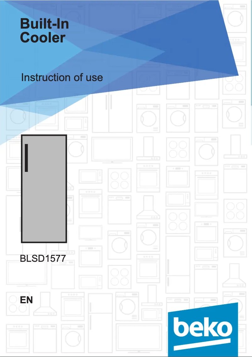 Image de la première page du manuel de l'appareil BLSD1577