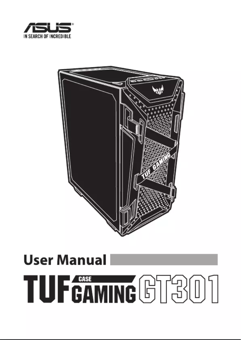 Page 1 de la notice Manuel utilisateur Asus TUF Gaming GT301 Case