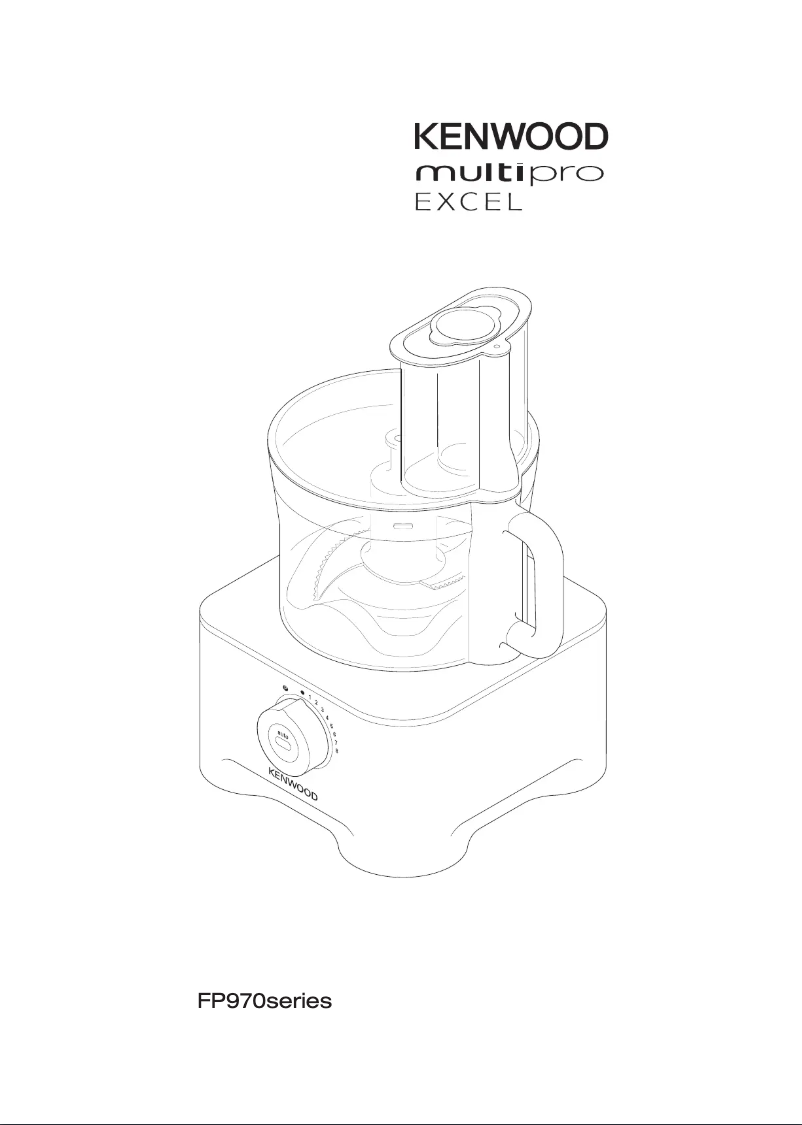 Page 1 de la notice Manuel utilisateur Kenwood FP973