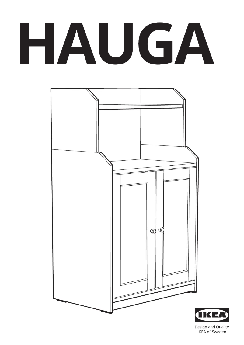 Página 1 del manual Manual de usuario Ikea HAUGA 305.196.37