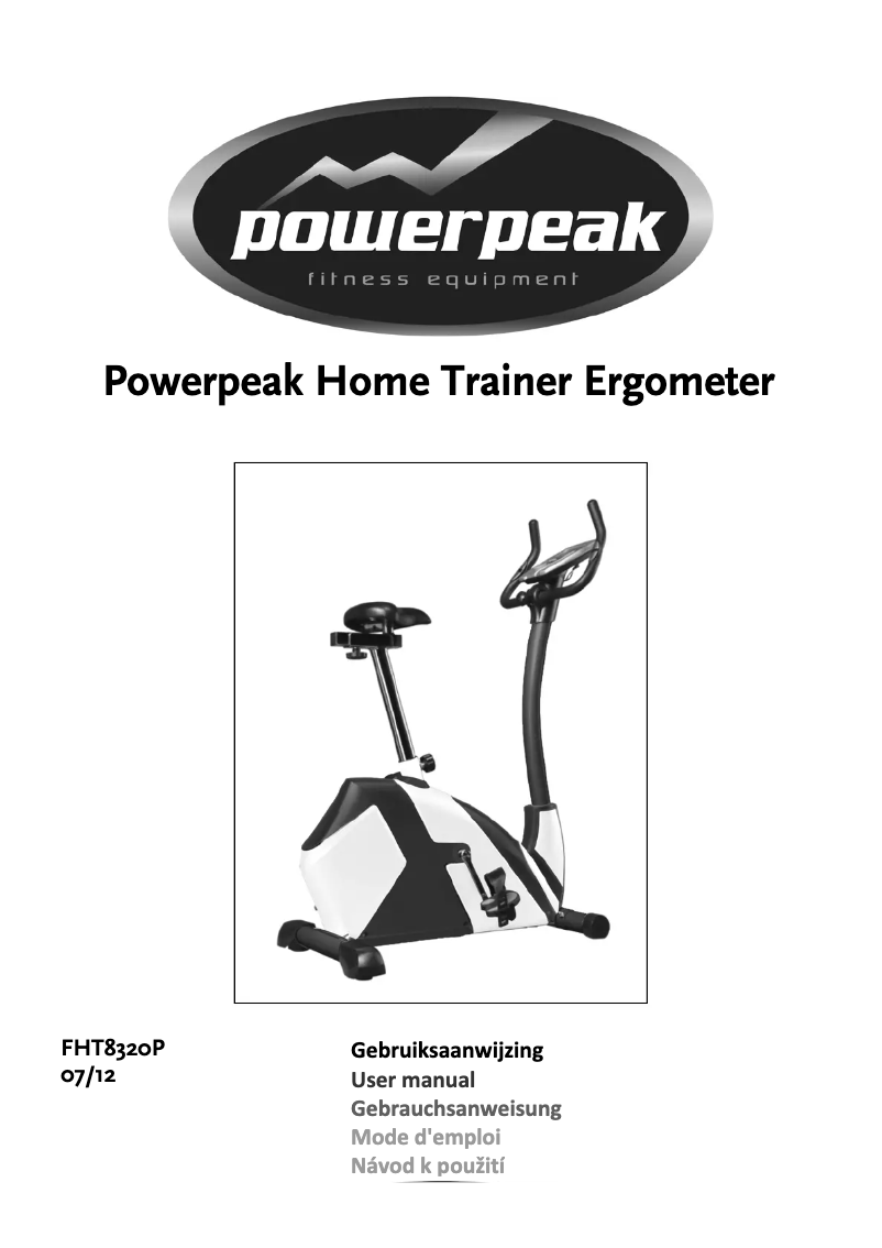 Page n°1 - Manuel utilisateur Powerpeak FHT8320P