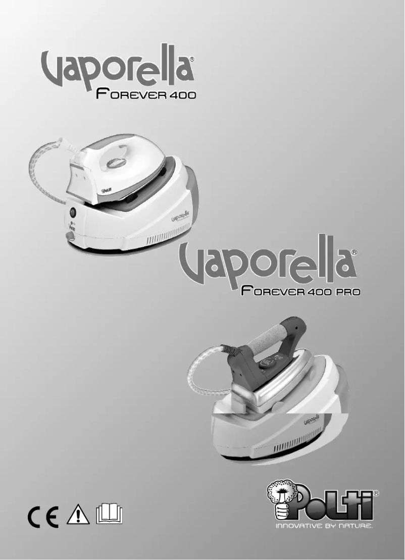 Page 1 de la notice Manuel utilisateur Polti Vaporella Forever 400 PRO