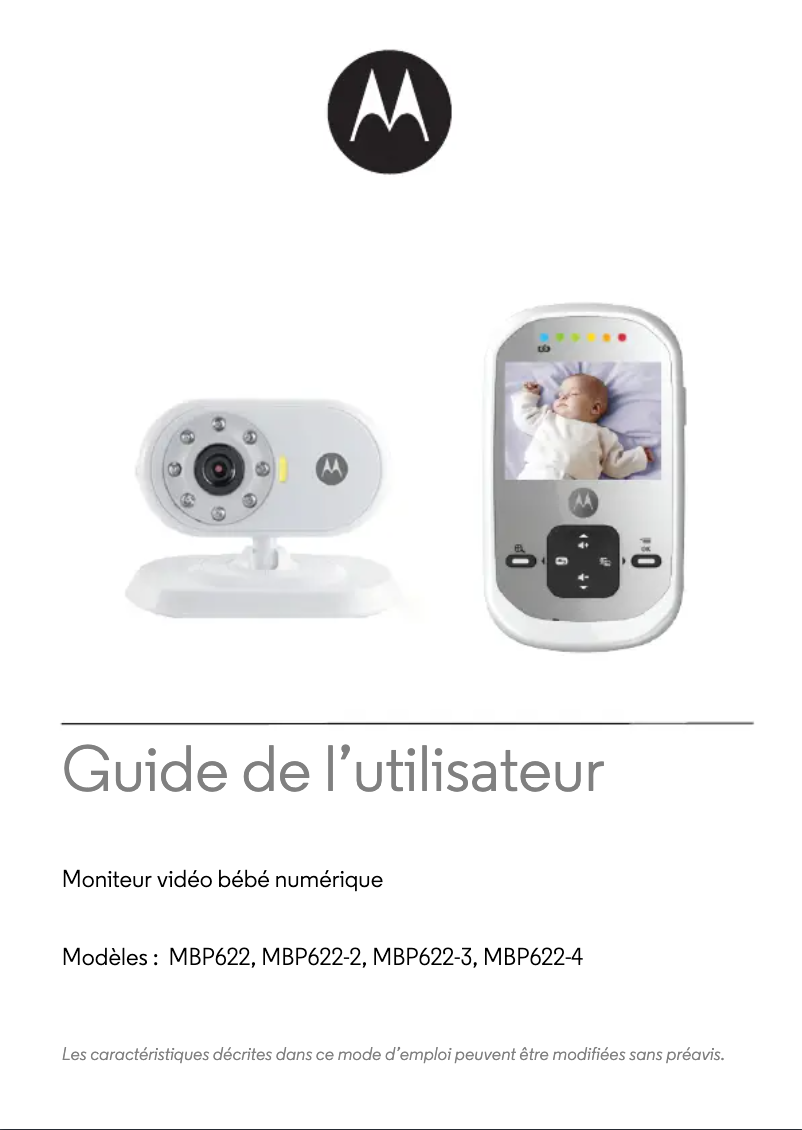 Image de la première page du manuel de l'appareil MBP622-3