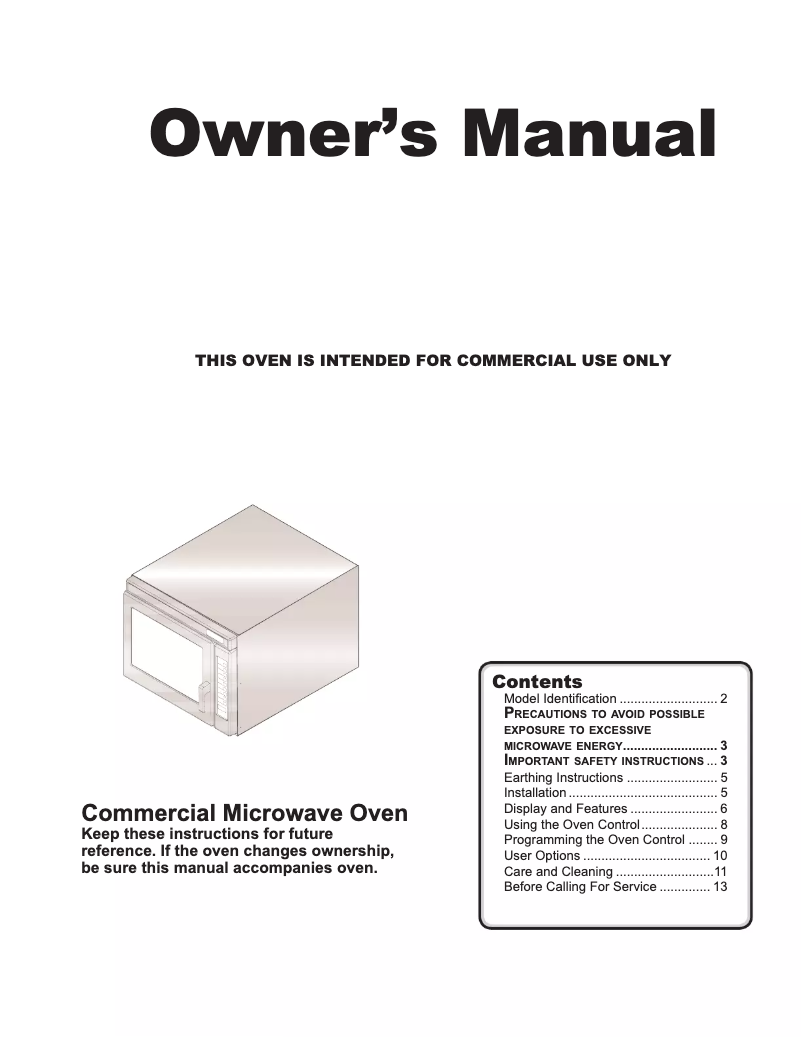 Page 1 de la notice Manuel utilisateur ACP RC17S2