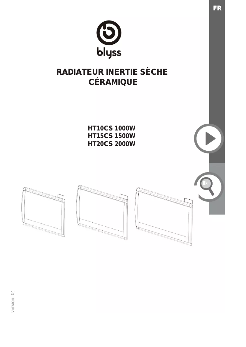 Image de la première page du manuel de l'appareil HT10CS