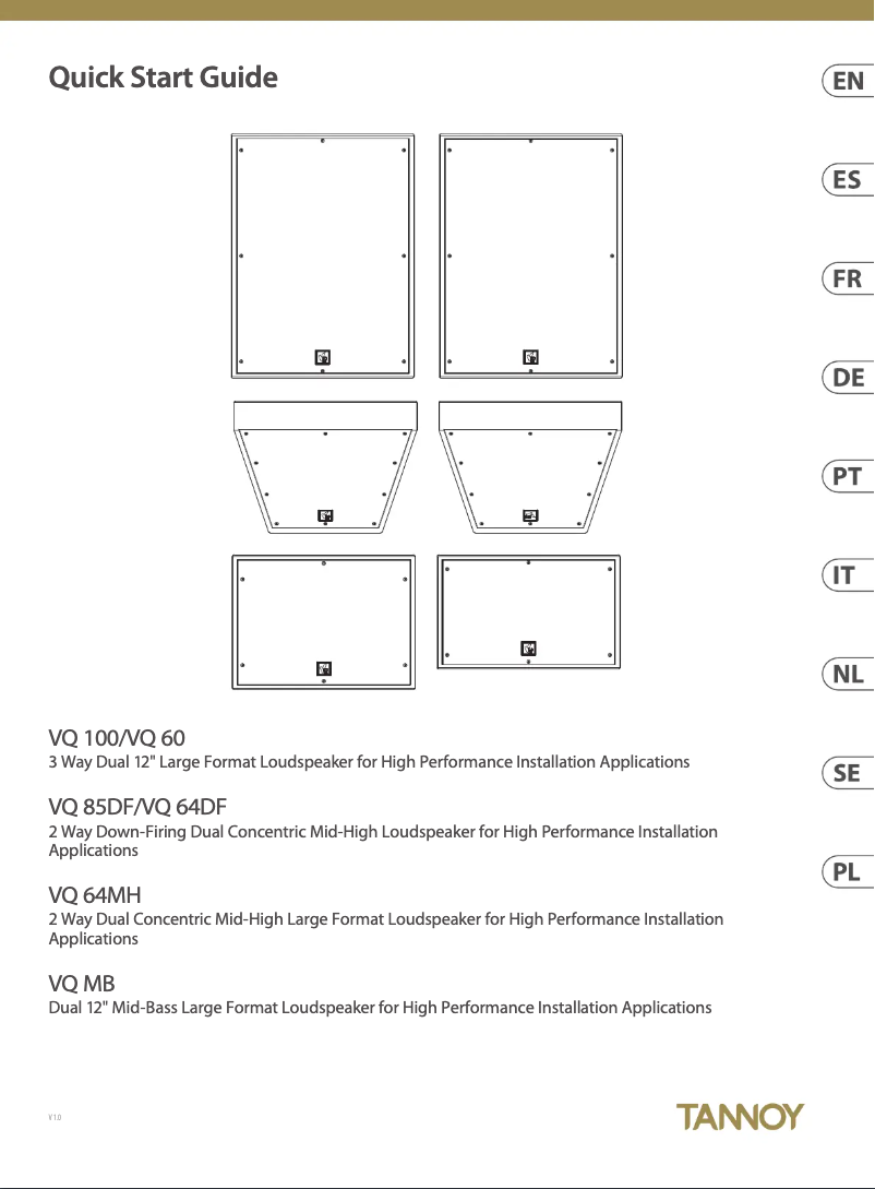 Image de la première page du manuel de l'appareil VQ MB