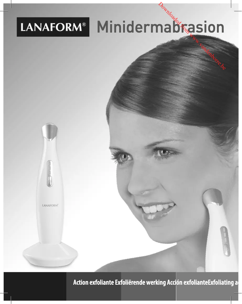 Image de la première page du manuel de l'appareil Minidermabrasion LA131310