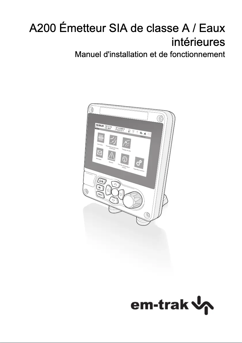 Página 1 del manual Manual de usuario Em-Trak A200