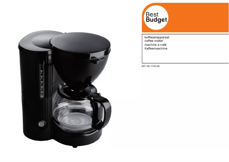 Page 1 de la notice Manuel utilisateur Best Budget 17.05.138