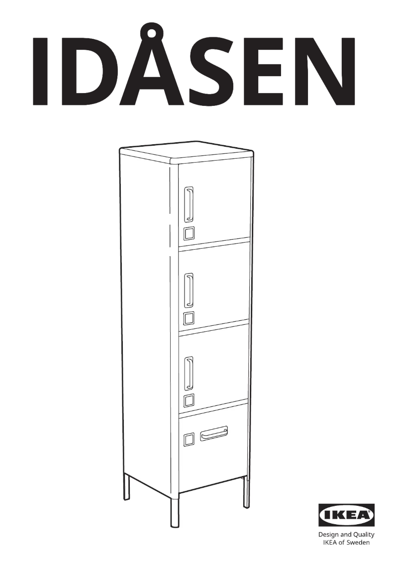 Image de la première page du manuel de l'appareil IDÅSEN 004.963.88