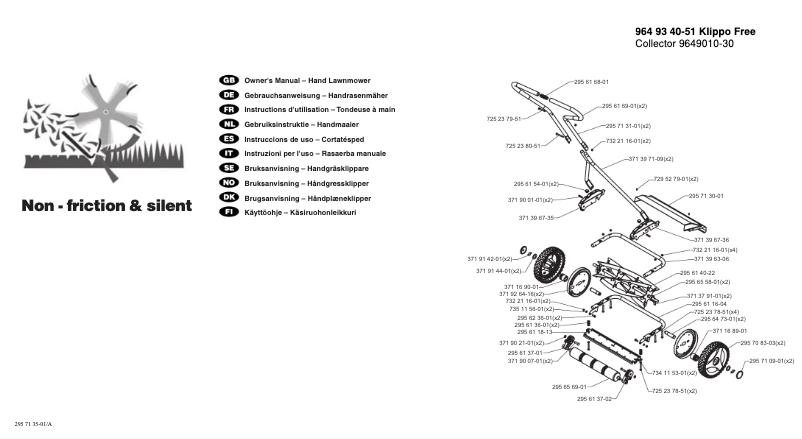 Page n°1 - Manuel utilisateur Husqvarna Klippo Free