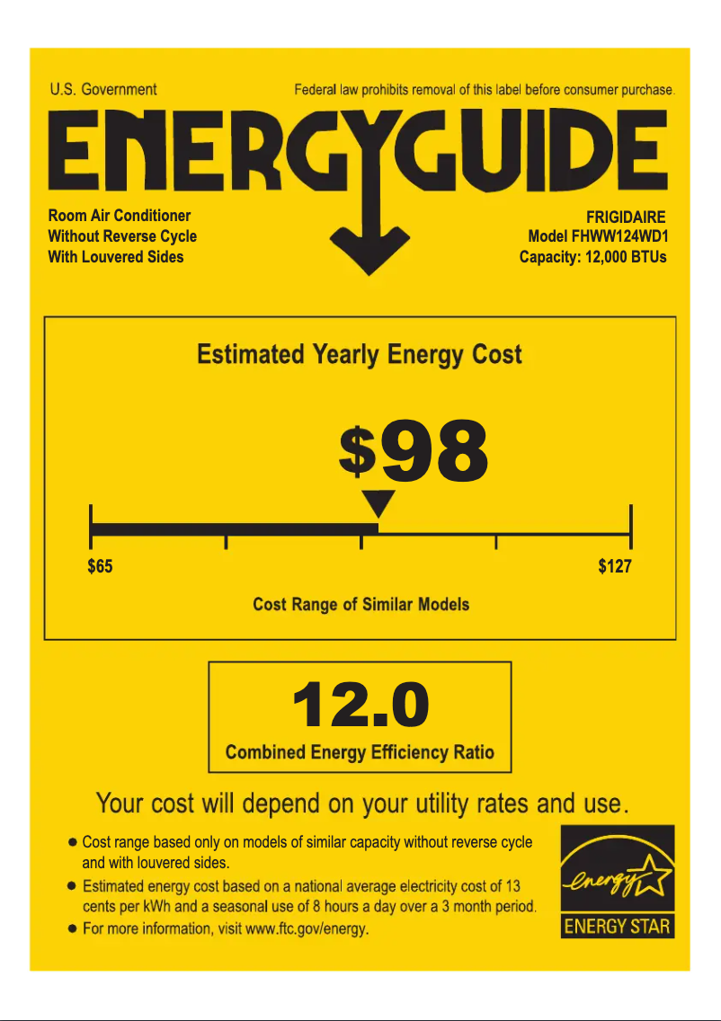 Imagen de la primera página del manual del dispositivo FHWW124WD1