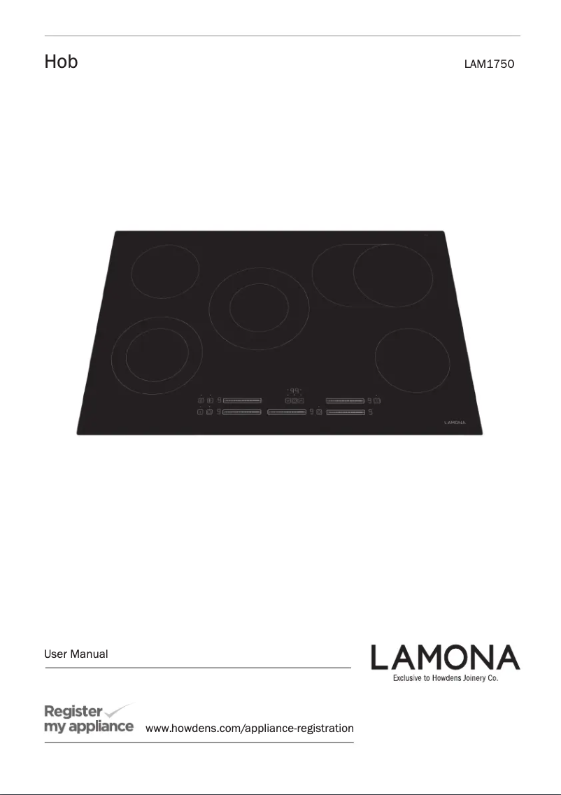 Page n°1 - Manuel utilisateur Lamona LAM1750