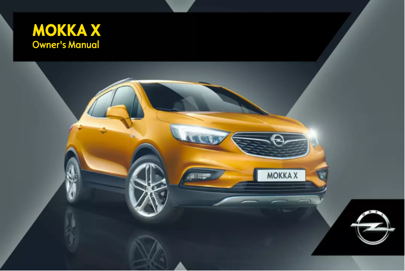 Página 1 del manual Manual de usuario Opel Mokka X