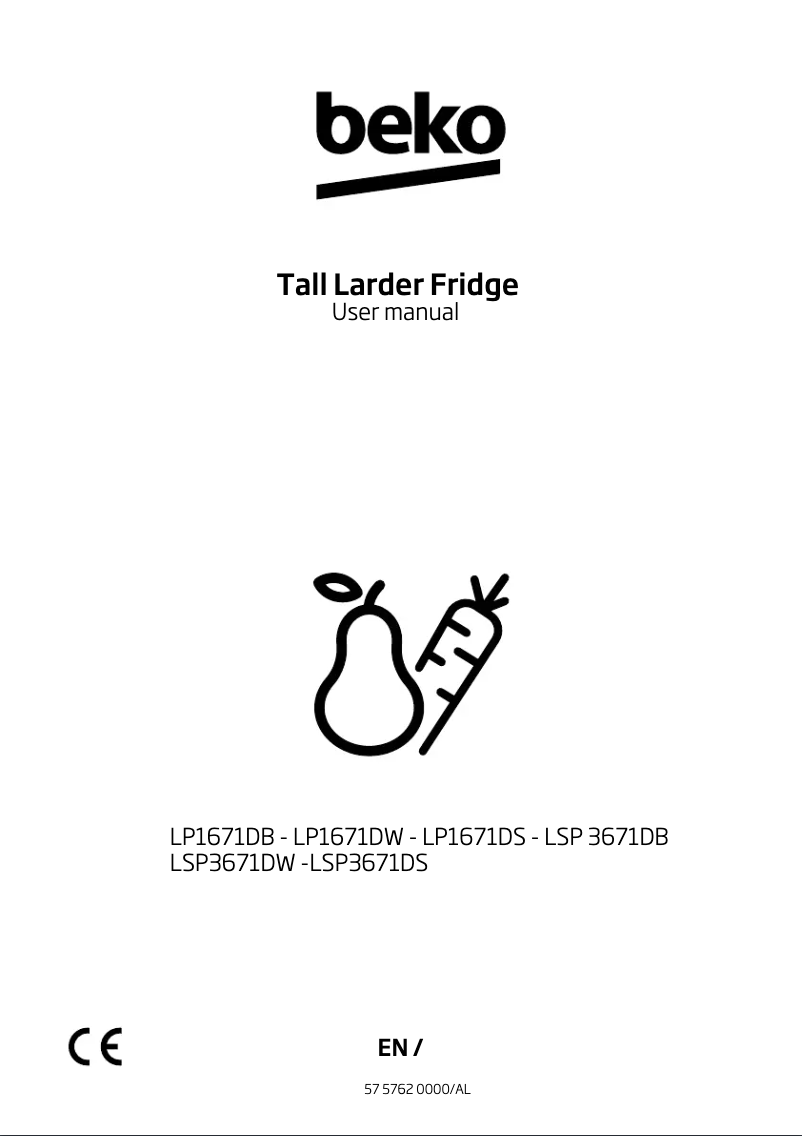 Image de la première page du manuel de l'appareil LSP3671D