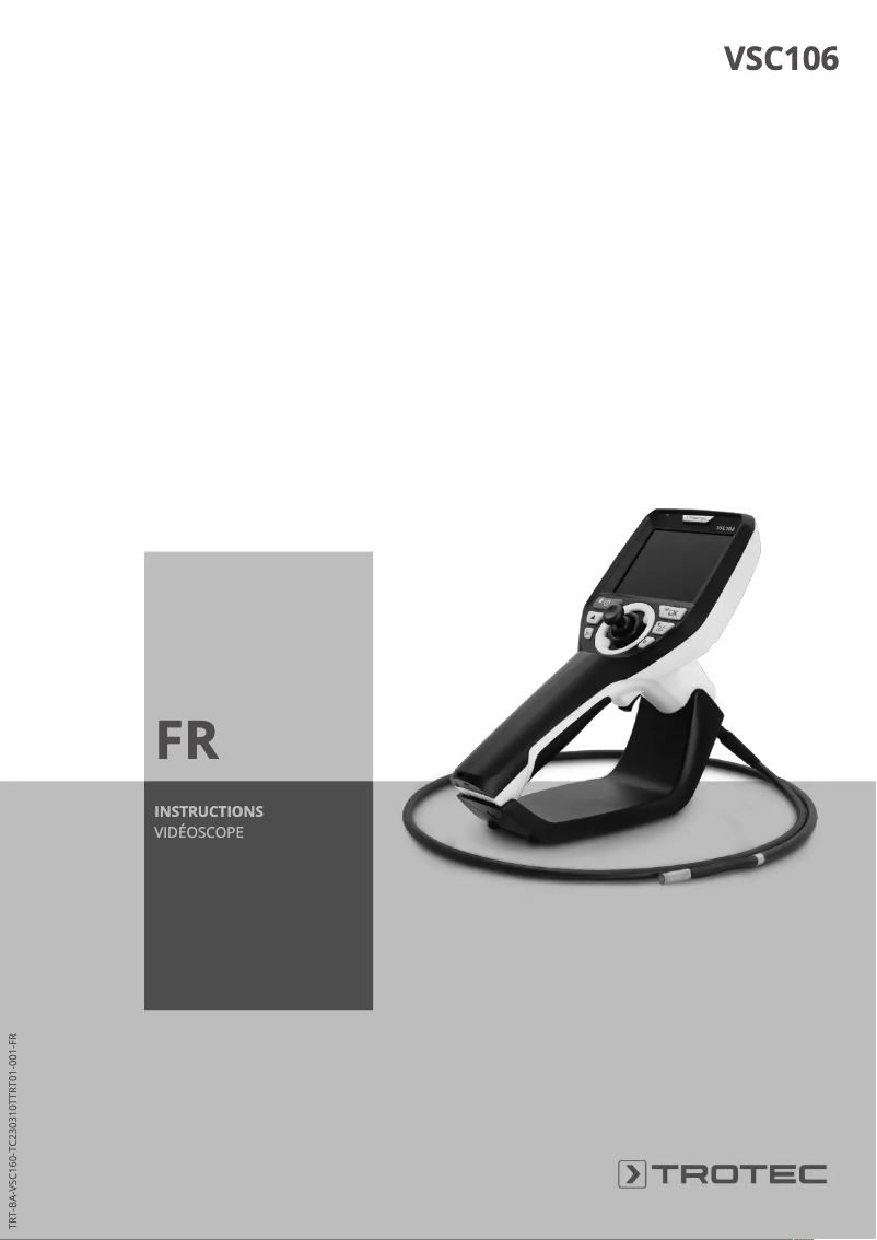 Page n°1 - Manuel utilisateur Trotec VSC106