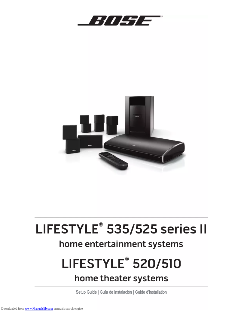 Image de la première page du manuel de l'appareil Lifestyle 510