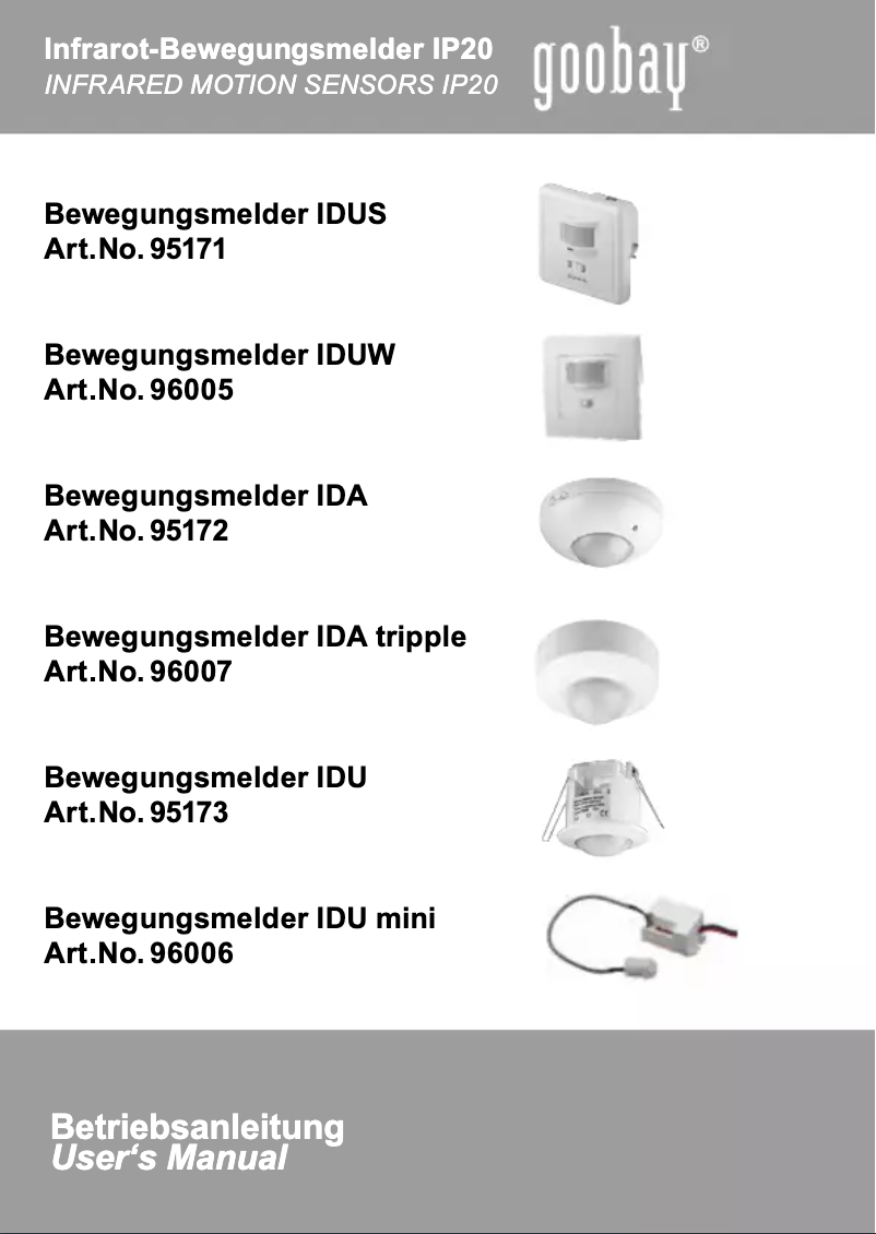 Page n°1 - Manuel utilisateur Wentronic 96007