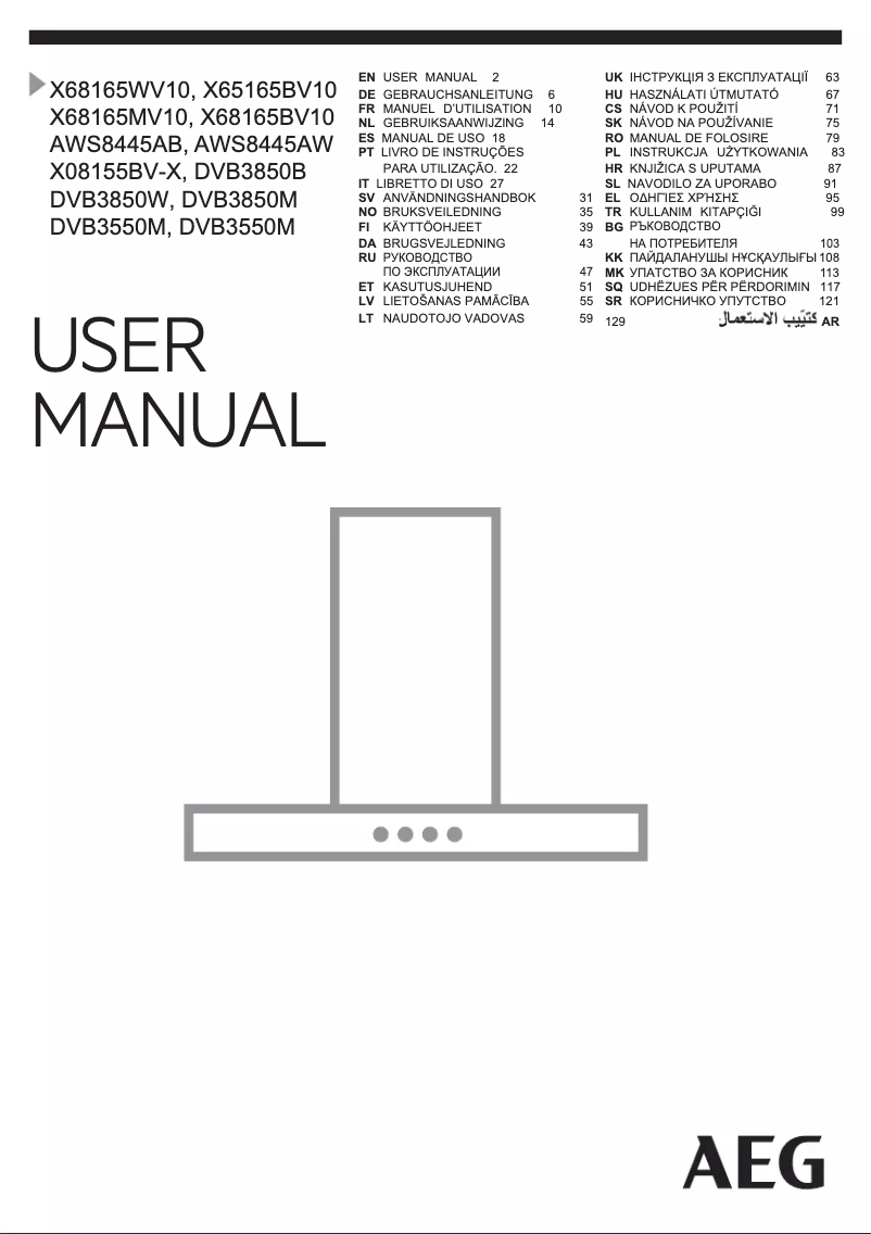 Imagen de la primera página del manual del dispositivo DVB3850B