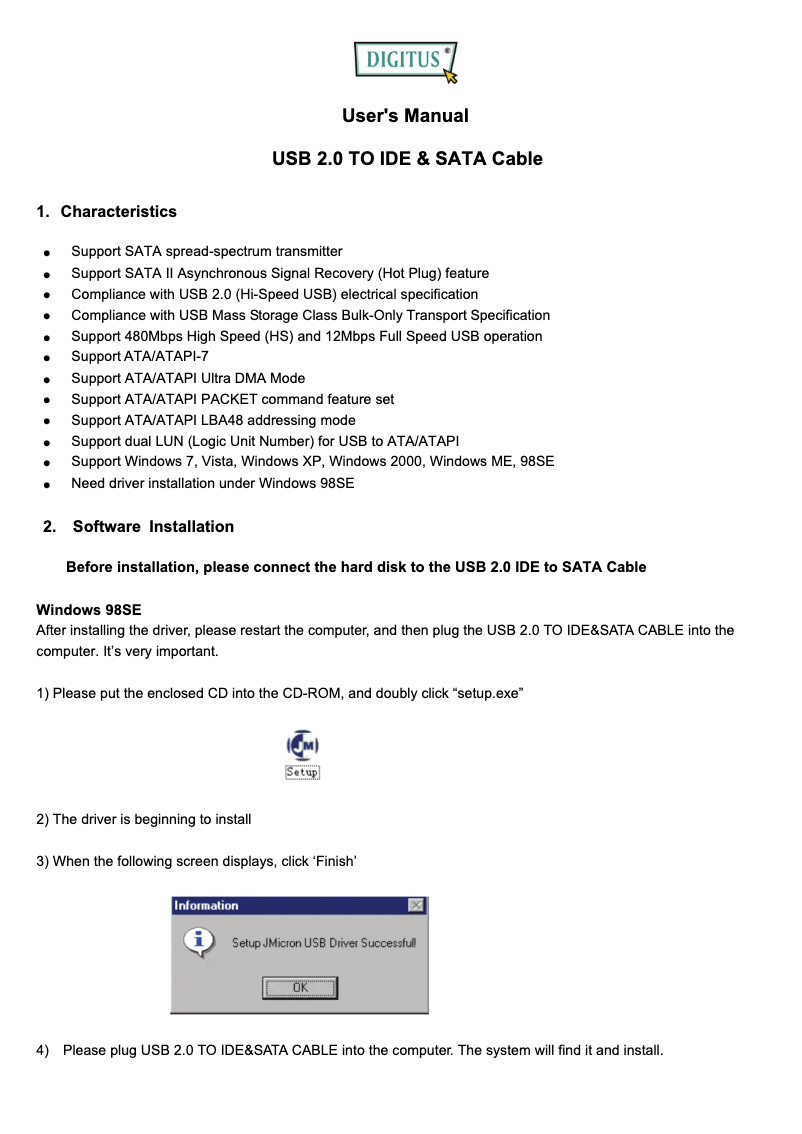 Image de la première page du manuel de l'appareil DA-70200-1