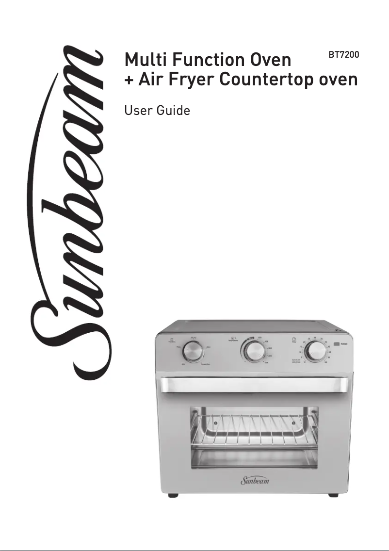 Image de la première page du manuel de l'appareil BT7200