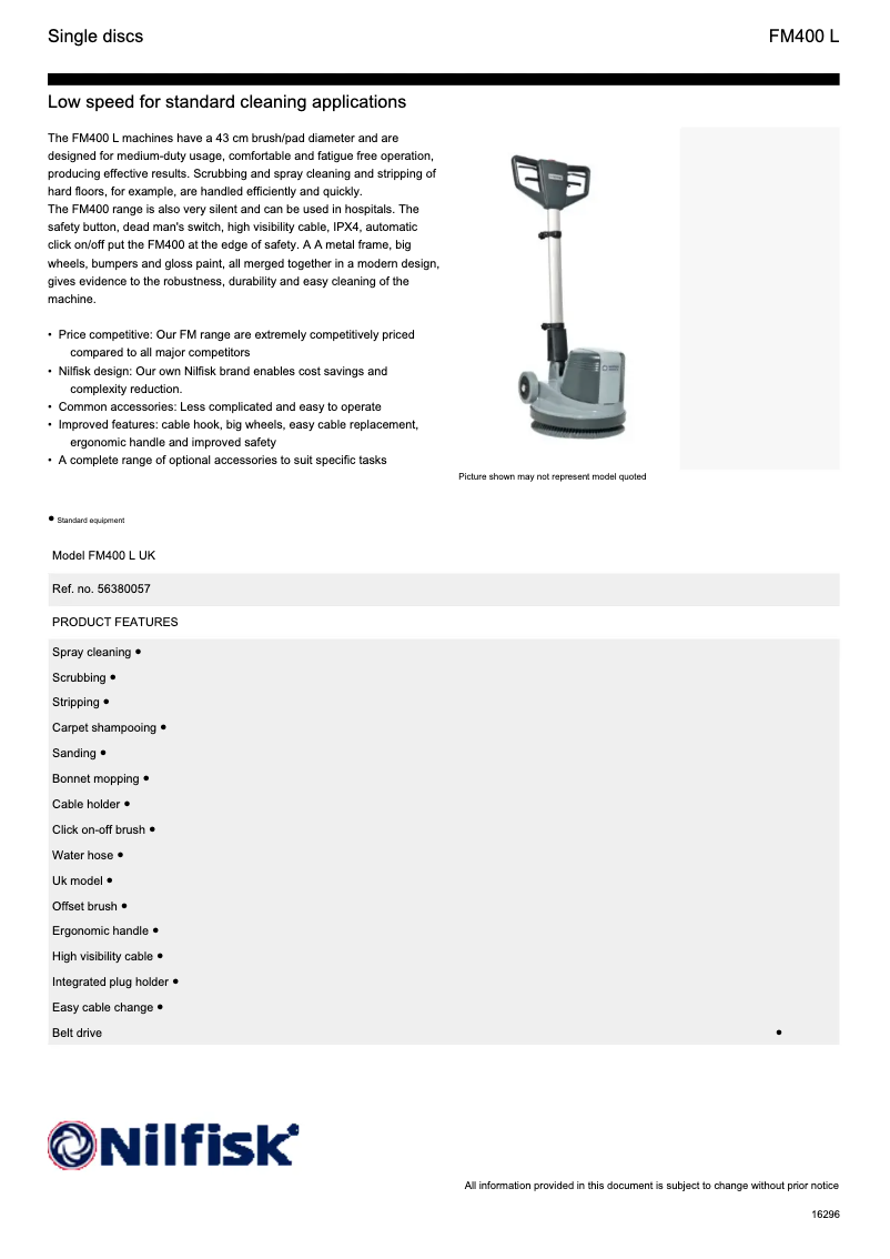 Imagen de la primera página del manual del dispositivo FM400L