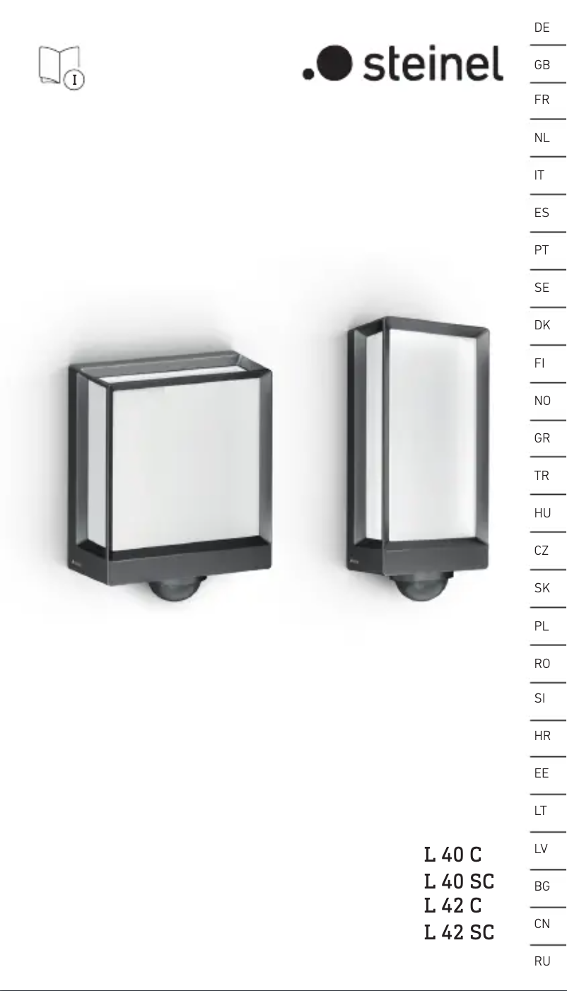 Image de la première page du manuel de l'appareil L 40 SC