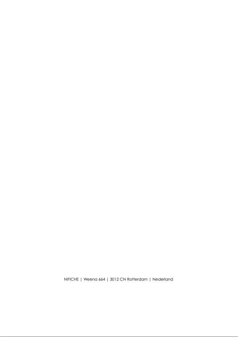 Page 1 de la notice Manuel utilisateur Nifiche NFKK701