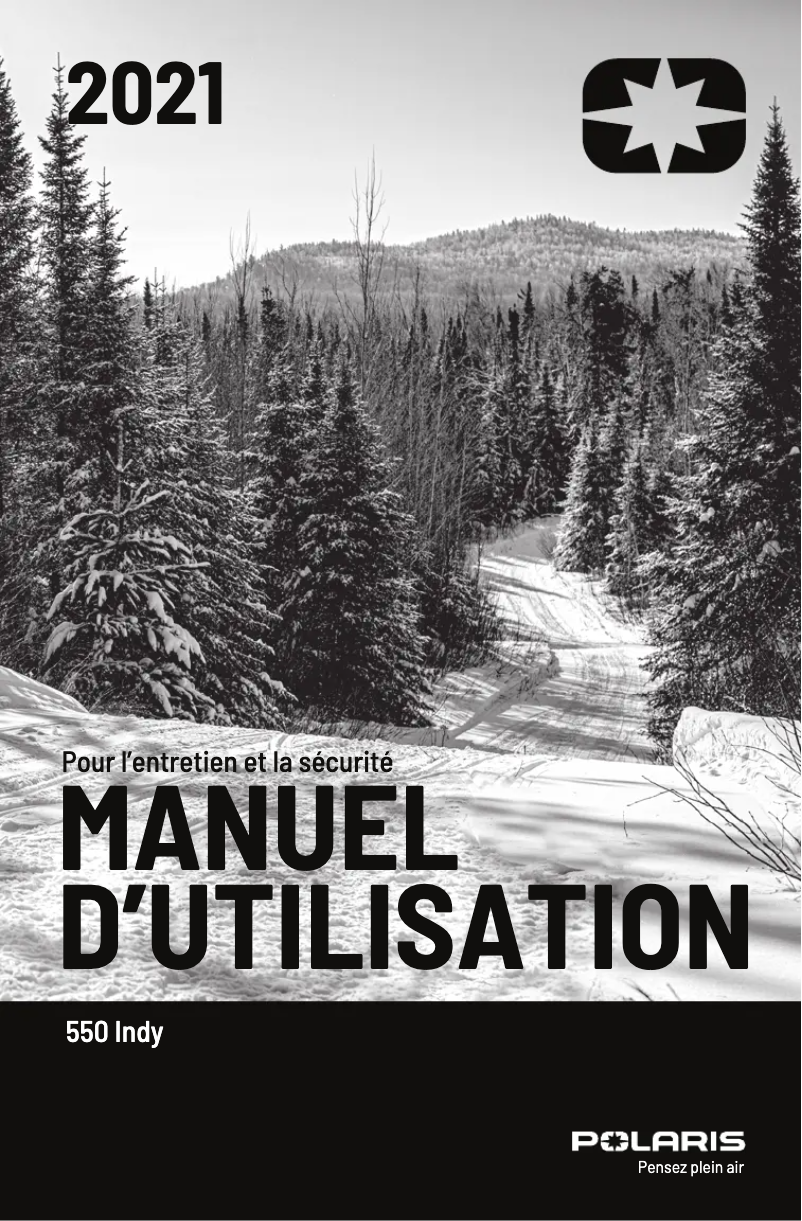 Page n°1 - Manuel utilisateur Polaris 550 Voyageur 155 (2021)
