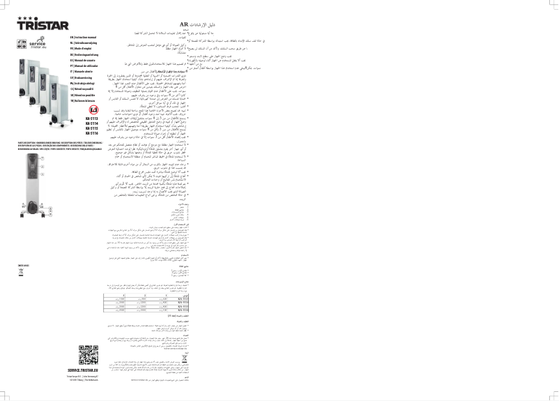 Página 1 del manual Manual de usuario TriStar KA-5116