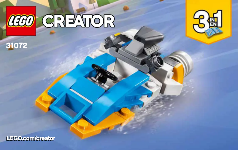 Page n°1 - Manuel utilisateur Lego Creator 31072