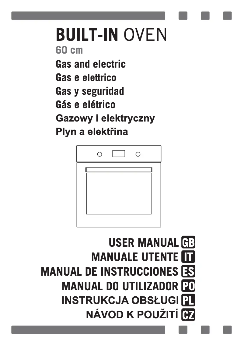 Page 1 de la notice Fiche technique Candy OCGE02X