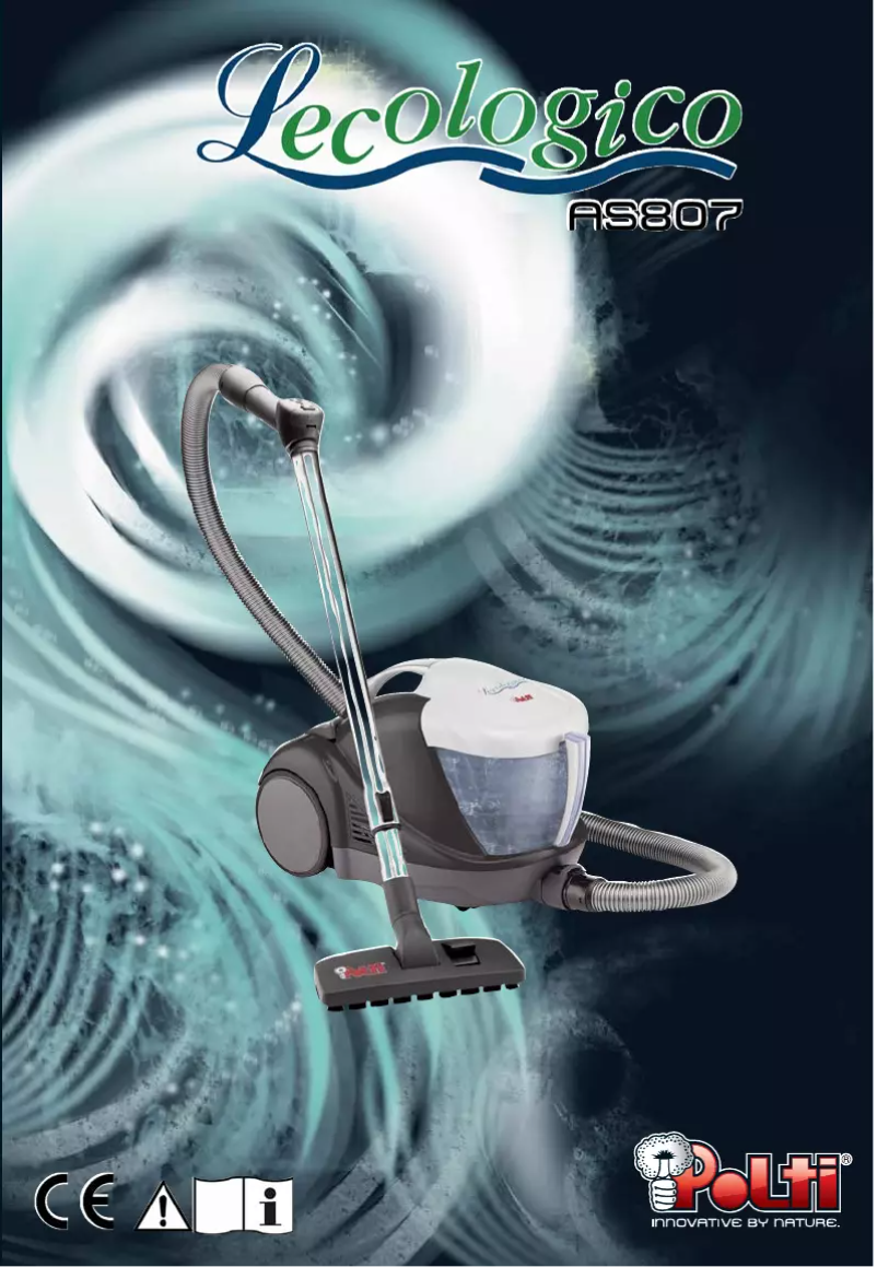 Page n°1 - Manuel utilisateur Polti Lecologico AS807