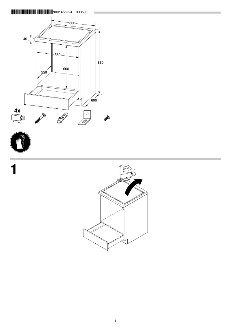 Page 1 de la notice Manuel utilisateur Neff Z9220W0