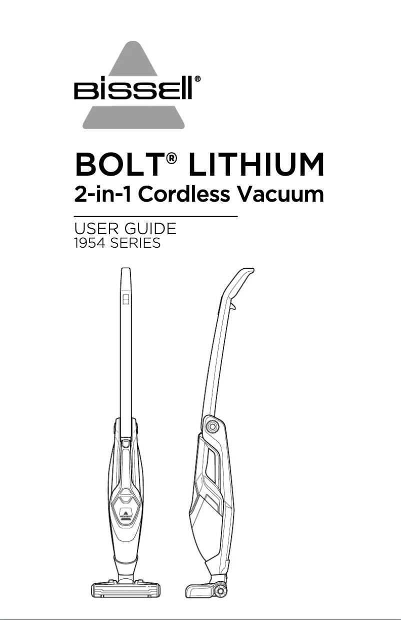 Page 1 de la notice Manuel utilisateur Bissell # 1954