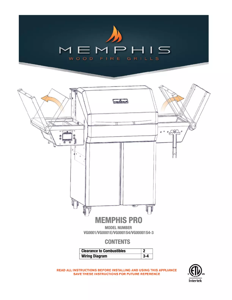 Page 1 de la notice Guide d'installation Memphis VGB0002S